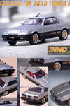 INNO64 1:64 NISSAN SKYLINE 2000 TURBO RS-X (DR30) Silver/Black