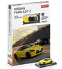 Kyosho K07117Y 1/64 Diecast Mini Car & Book 13 Nissan Fairlady Z Ikazuchi Yellow