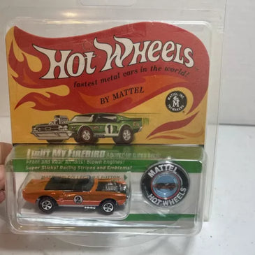 HOT WHEELS RLC ORANGE LIGHT MY FIREBIRD IN PROTECTO