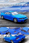 Inno64 Nissan Skyline GT-R R33 Blue LM LIMITED