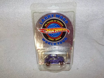 HOT WHEELS SPECIAL EDITION LARRY WOOD WORLD TOUR PURPLE VOLKSWAGEN BUG