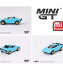 Mini GT 1:64 Lancia Stratos HF Stradale – Azzuro Chiaro – MiJo Exclusives