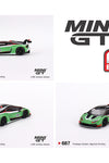 Mini GT 1:64 Lamborghini Huracan GT3 EVO2 Presentation Green