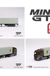 Mini GT 1:64 Mercedes-Benz Actros with 40 Ft Dry Container – UPS Europe