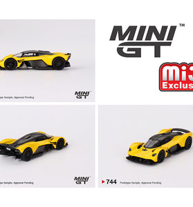 Mini GT 1:64 Aston Martin Valkyrie – Sunburst Yellow #744