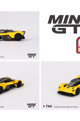 Mini GT 1:64 Aston Martin Valkyrie – Sunburst Yellow #744