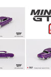 Mini GT 1:64 1954 Lincoln Capri Hot Rod – Purple Metallic