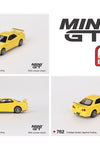 Mini GT 1:64 Nissan Skyline GT-R (R34) V-Spec – Lightning Yellow- MiJo Exclusives