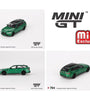 Mini GT 1:64 BMW M3 Competition Touring Isle of Man – Green Metallic – MiJo Exclusives