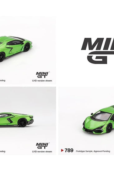 Mini GT 1:64 Lamborghini Revuelto – Verde Selvans Green – Limited Edition