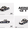 Mini GT 1:64 Porsche 911 Dakar Rallye Design Package White/Gentian Blue Metallic