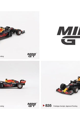 Mini GT 1:64 Red Bull RB16B #33 Max Verstappen 2021 Abu Dhabi Grand Prix Winner #835