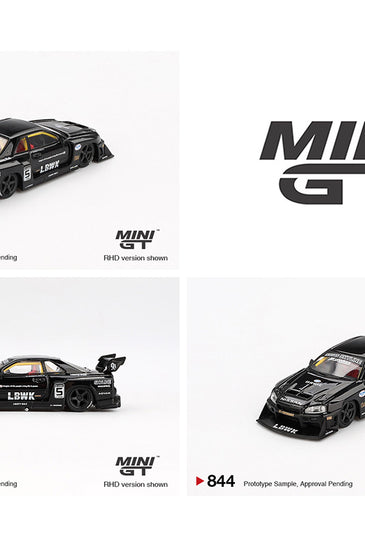 Mini GT 1:64 Nissan LB-ER34 Super Silhouette SKYLINE – Black