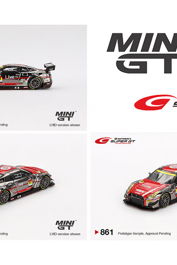 Mini GT 1:64 Japan Exclusive Nissan GT-R NISMO GT3 #11 “GAINER TANAX GT-R” GAINER 2023 SUPER GT SERIES