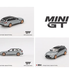 Mini GT 1:64 BMW M3 Competition Touring Brooklyn – Grey #864