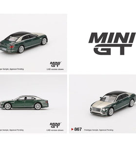 Mini GT 1:64 Bentley Flying Spur – White Sand Verdant #867