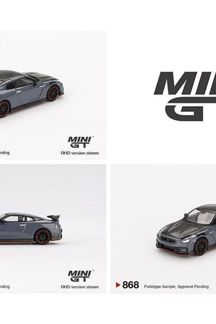 Mini GT 1:64 Nissan GT-R Nismo 2024 NISMO – Stealth Gray