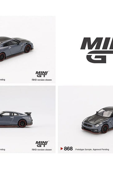 Mini GT 1:64 Nissan GT-R Nismo 2024 NISMO – Stealth Gray