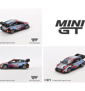 Mini GT 1:64 Hyundai i20 N Rally1 Hybrid #112024 Rallye Monte-Carlo Winner