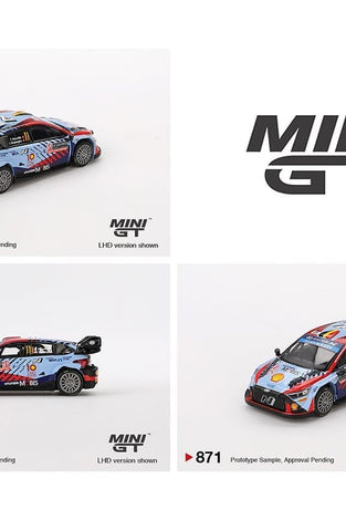 Mini GT 1:64 Hyundai i20 N Rally1 Hybrid #112024 Rallye Monte-Carlo Winner