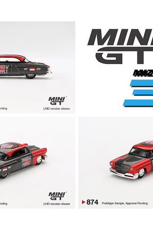 Mini GT x Mizu Diecast 1:64 Lincoln Capri Hot Rod 1954 “Shadow Puppet” #874