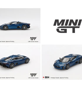 Mini GT 1:64 Jaguar C-X75 – Blue #884