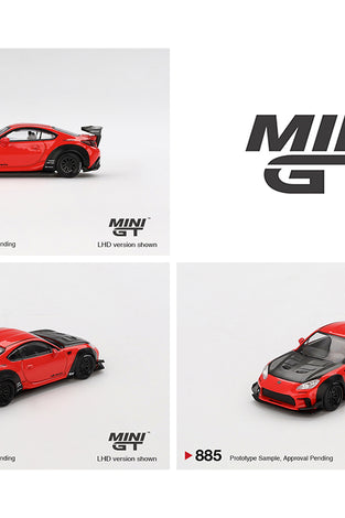 Mini GT 1:64 Toyota GR86 LB-Nation – Red