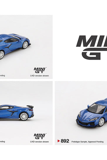 Mini GT 1:64 Chevrolet Corvette Z06 2023 – Elkhart Lake Blue Metallic