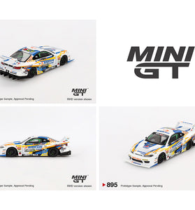 Mini GT 1:64 Nissan LB-Super Silhouette S15 SILVIA #555 2023 Formula Drift Japan #895