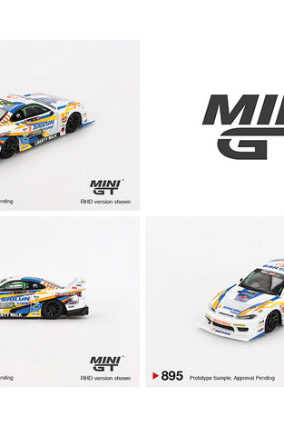 Mini GT 1:64 Nissan LB-Super Silhouette S15 SILVIA #555 2023 Formula Drift Japan #895