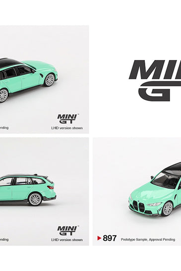 Mini GT 1:64 BMW M3 M Performance Touring – Mint Green