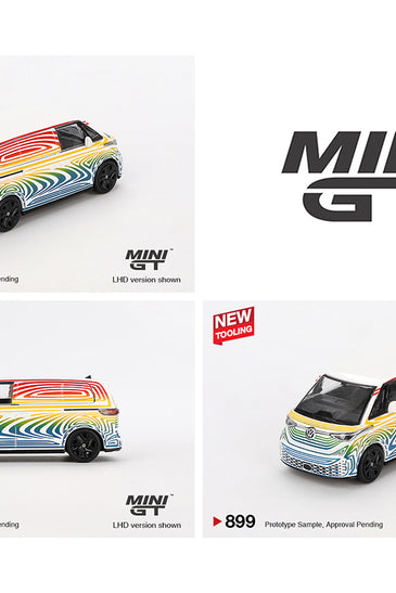 Mini GT 1:64 Volkswagen ID. Buzz Prototype “Rainbow” #945