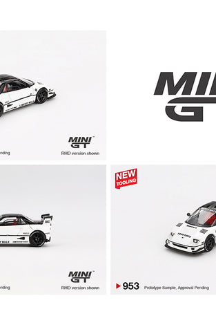 Mini GT 1:64 Mazda AZ-1 Liberty Walk LB40 – White – 2024 Tokyo Auto Salon