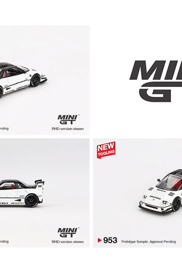 Mini GT 1:64 Mazda AZ-1 Liberty Walk LB40 – White – 2024 Tokyo Auto Salon