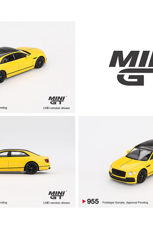 Mini GT 1:64 Bentley Flying Spur – Monaco Yellow