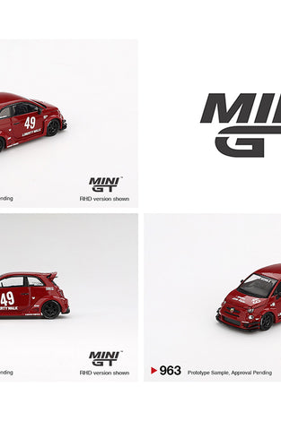 Mini GT 1:64 LB-WORKS x Abas Works ABARTH 595 – Red