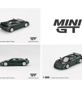 Mini GT 1:64 Bugatti EB110 GT – Verde Scuro