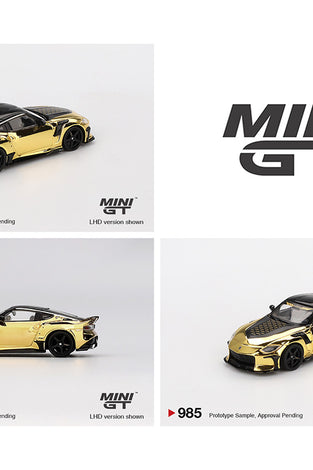Mini GT 1:64 Nissan Z VeilSide FFZ400 – Gold Chrome