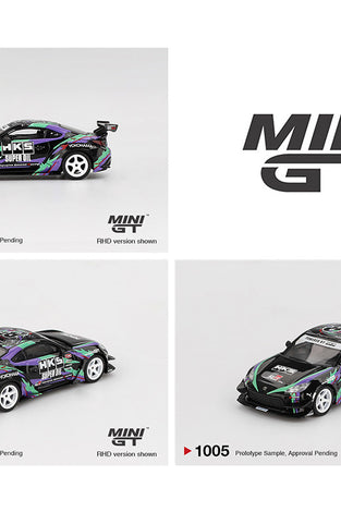 Mini GT 1:64 Toyota GR86 HKS TYPE R 2022 Tokyo Auto Salon – Black