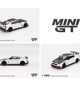 Mini GT 1:64 Nissan GT-R Nismo 2024 – Brilliant White Pearl