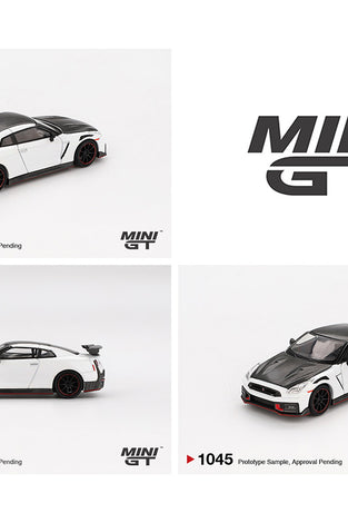 Mini GT 1:64 Nissan GT-R Nismo 2024 – Brilliant White Pearl