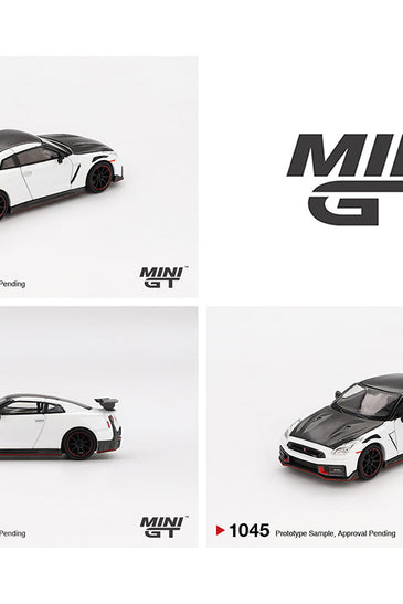 Mini GT 1:64 Nissan GT-R Nismo 2024 – Brilliant White Pearl