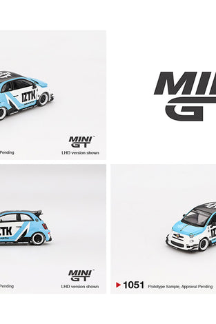 Mini GT 1:64 Abarth 595 LB-WORKS x Abas Works IZTK