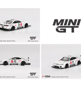 Mini GT 1:64 Nissan LB-Super Silhouette S15 SILVIA ATHLETE – White