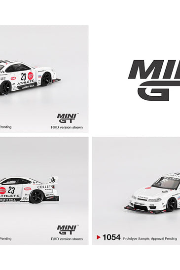 Mini GT 1:64 Nissan LB-Super Silhouette S15 SILVIA ATHLETE – White