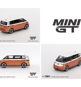 Mini GT 1:64 Volkswagen ID.Buzz – Candy White / Energetic Orange