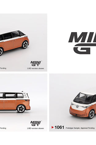 Mini GT 1:64 Volkswagen ID.Buzz – Candy White / Energetic Orange