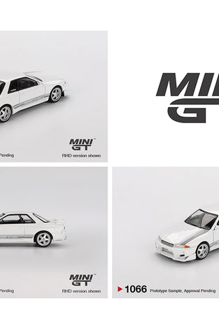 Mini GT 1:64 Nissan Skyline GT-R (R32) VeilSide Combat C-I White – Mijo Exclusives