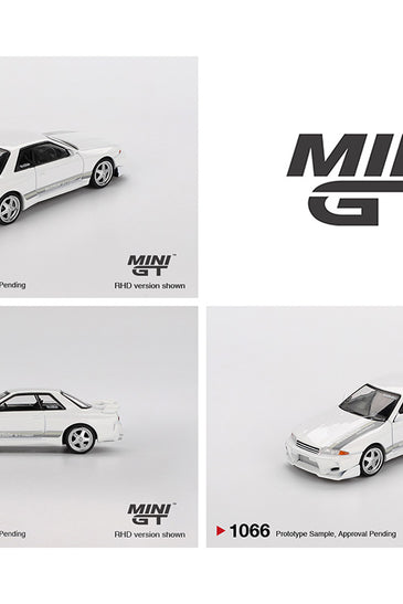 Mini GT 1:64 Nissan Skyline GT-R (R32) VeilSide Combat C-I White – Mijo Exclusives