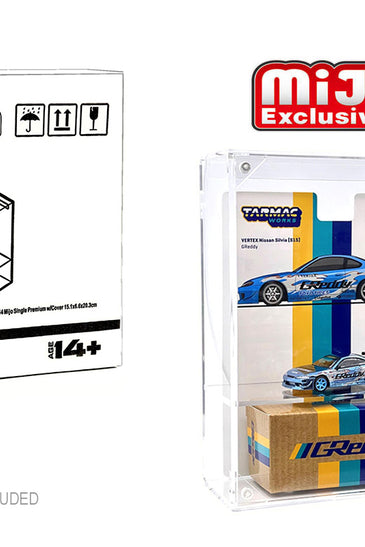 Showcase 1:64 Premium Collector Single Case with Shelve & Cover (6″x2.1/8″x8″)